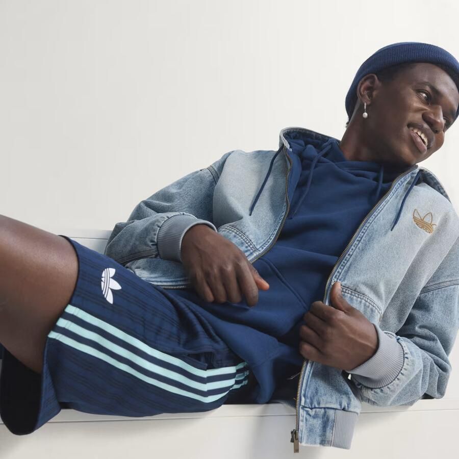 Adidas Originals loose fit tricotshort met DFB-applicatie - Foto 3