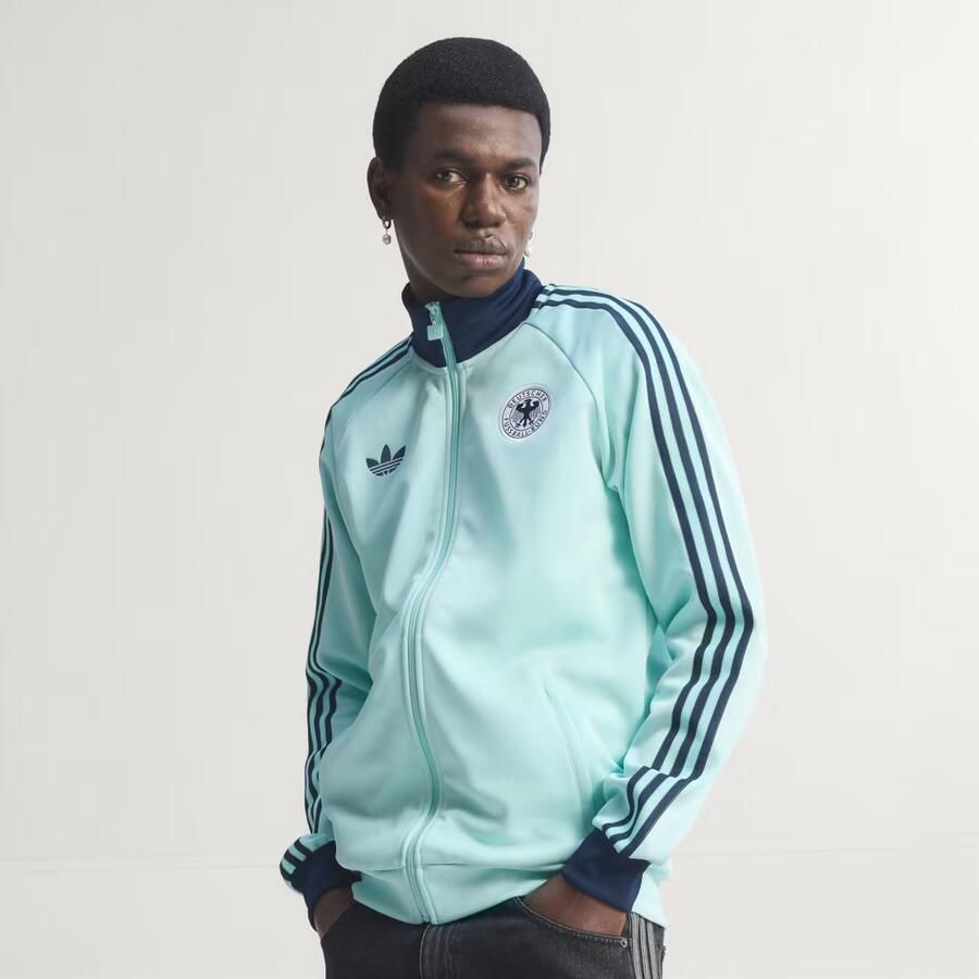 Adidas Originals regular fit trainingsjack met katoen en DFB-logo