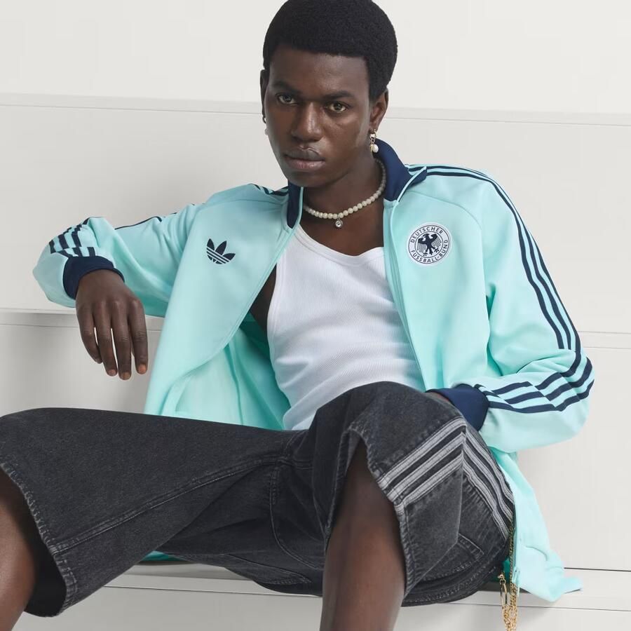 Adidas Originals regular fit trainingsjack met katoen en DFB-logo - Foto 5