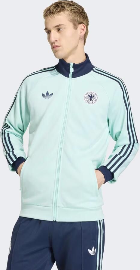 Adidas Originals regular fit trainingsjack met katoen en DFB-logo