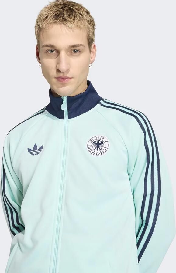 Adidas Originals regular fit trainingsjack met katoen en DFB-logo - Foto 3