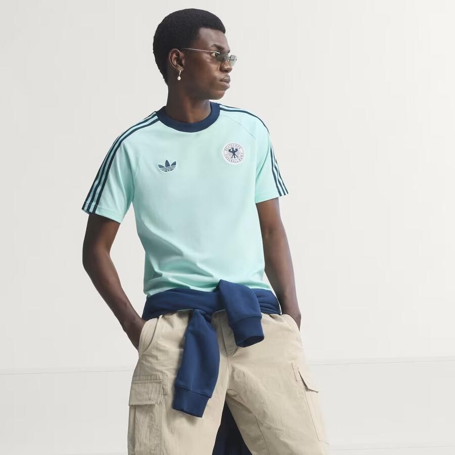 Adidas Originals regular fit T-shirt van katoenmix met DFB-applicatie - Foto 2