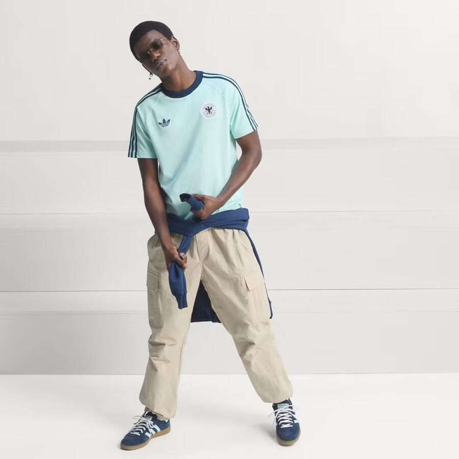 Adidas Originals regular fit T-shirt van katoenmix met DFB-applicatie - Foto 4
