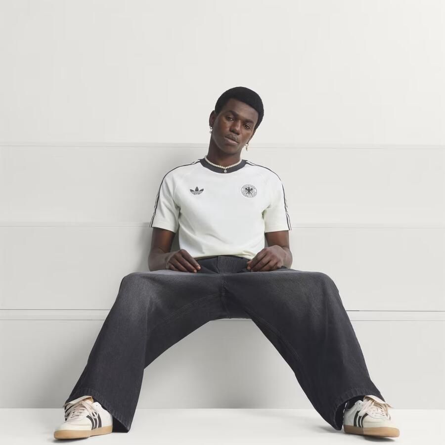 Adidas Originals regular fit T-shirt van katoenmix met DFB-applicatie - Foto 5