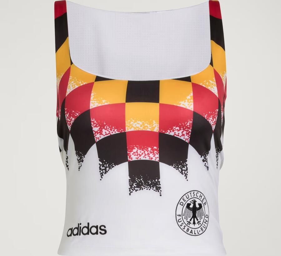 Adidas Originals Germany Football Tank Top Wit- Dames Wit - Foto 6