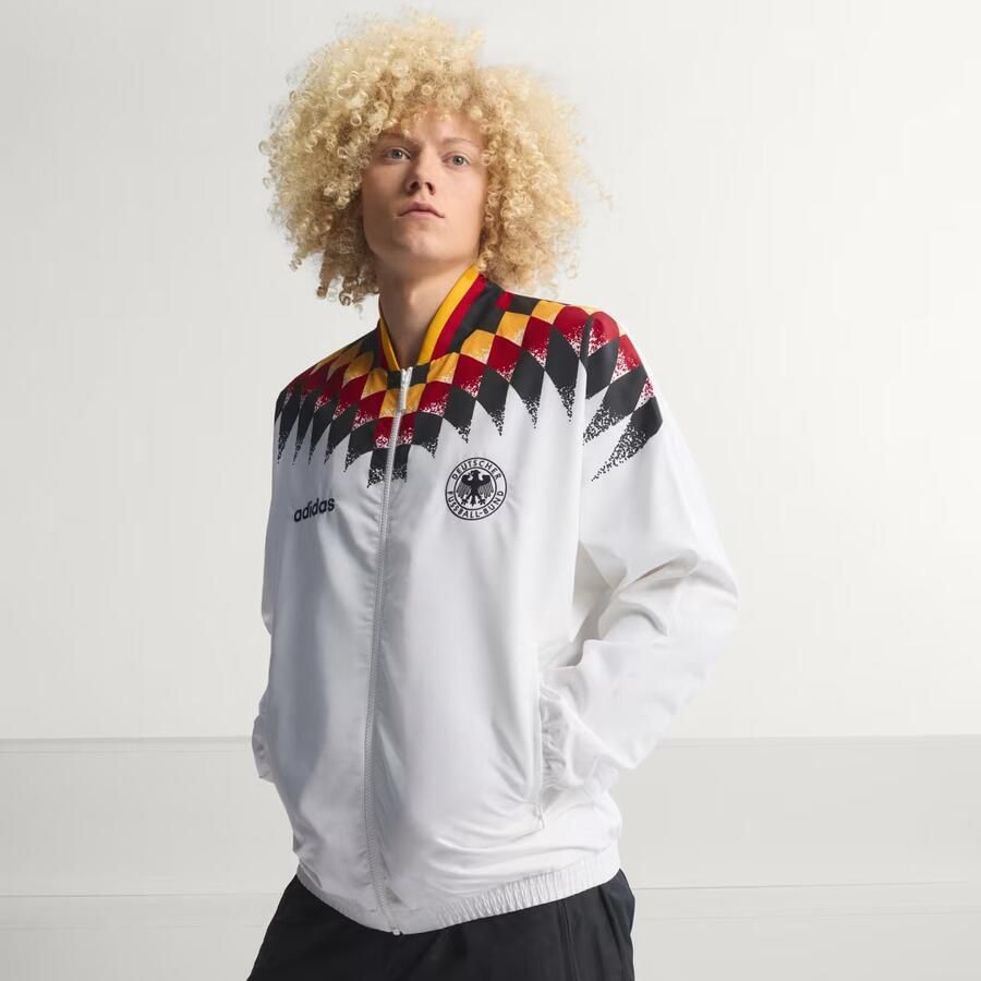 Adidas Sportswear regular fit trainingsjack met dfb-logodetail