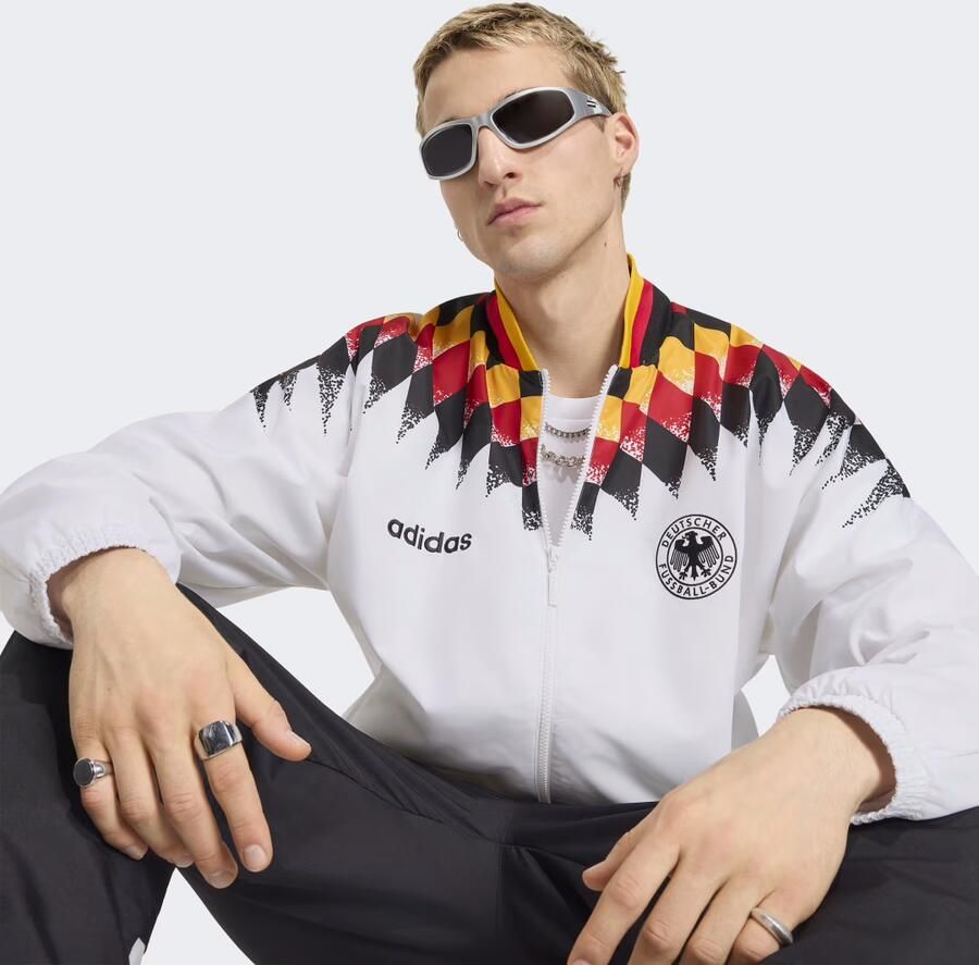 Adidas Sportswear regular fit trainingsjack met dfb-logodetail