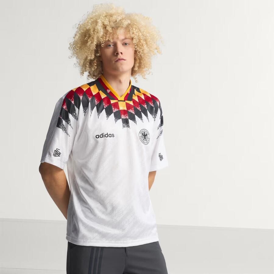 Adidas Originals Ger y '94 Retro Home Shirt Wit- Wit