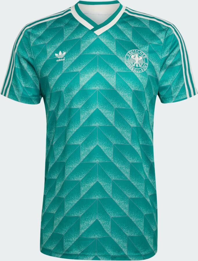 Adidas Originals Germany '90 Retro Away Shirt Groen- Heren Groen - Foto 3