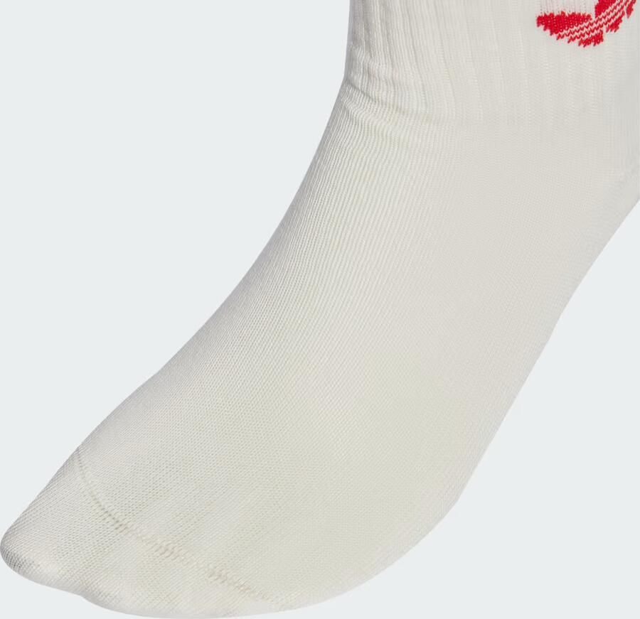 Adidas Originals 6 PACK adicolor Trefoil Ankle Socken Kids Unisex Sokken beige Maat 22-24 Kleding - Foto 3