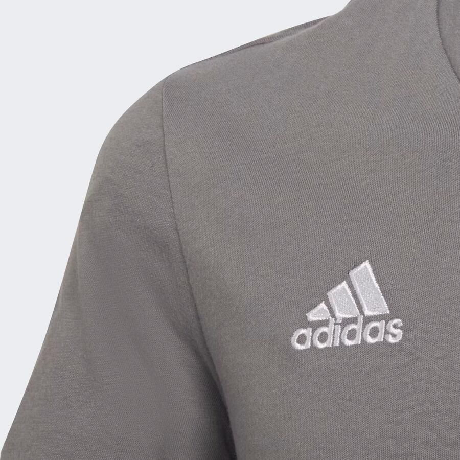 Adidas Perfor ce junior voetbalshirt grijs Sport t-shirt Katoen V-hals 140 - Foto 2