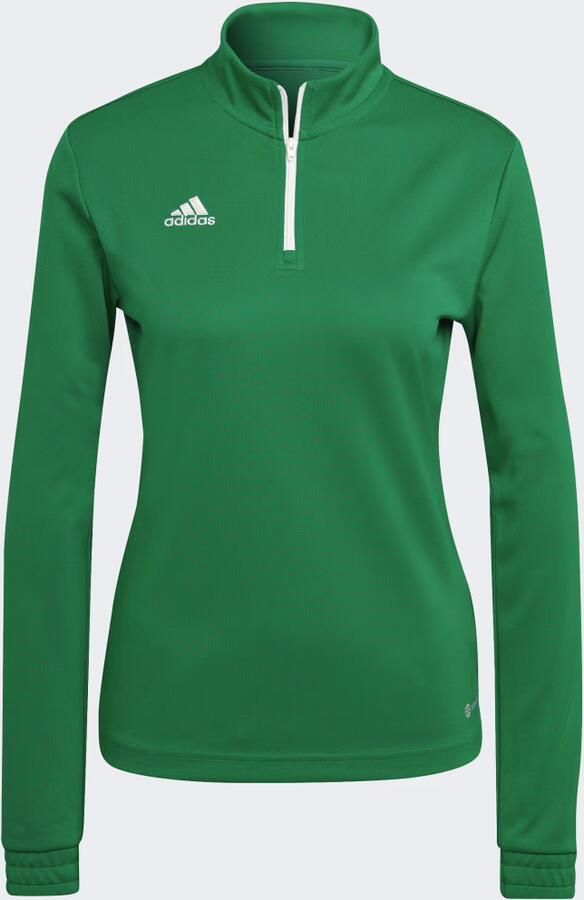 Adidas Sweaters Sweat-shirt Entrada 22 demi-zip vert slim femme