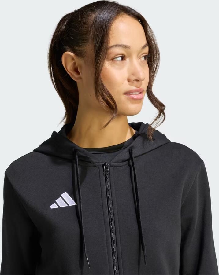 Adidas Entrada26 Hoodie met Lange Ritssluiting - Foto 2