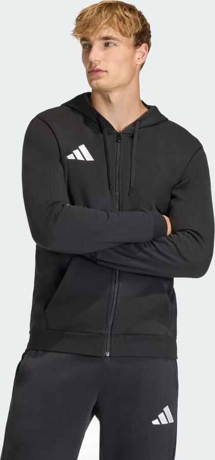 Adidas Entrada26 Hoodie met Lange Ritssluiting - Foto 2