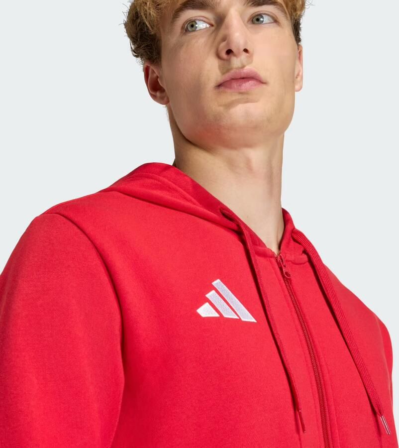 Adidas Entrada26 Hoodie met Lange Ritssluiting - Foto 4