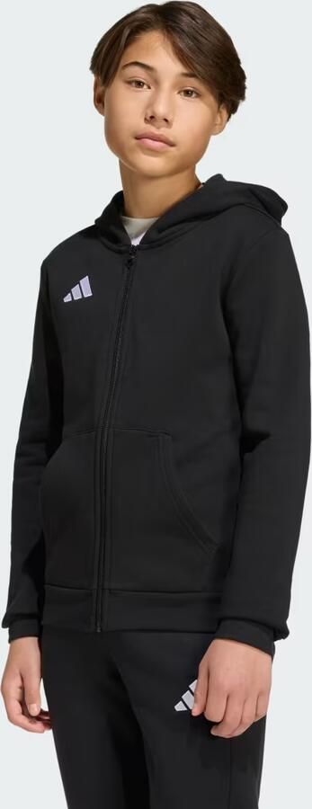 Adidas Entrada26 Hoodie met Lange Ritssluiting Kids - Foto 6