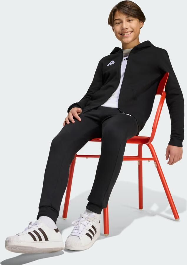 Adidas Entrada26 Hoodie met Lange Ritssluiting Kids - Foto 4