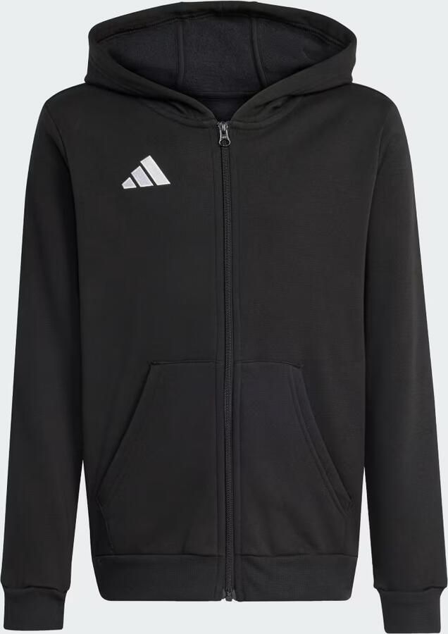 Adidas Entrada26 Hoodie met Lange Ritssluiting Kids - Foto 3
