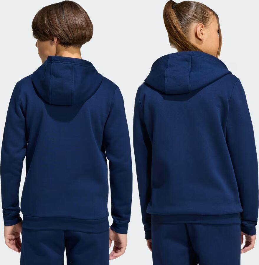 Adidas Entrada26 Hoodie met Lange Ritssluiting Kids - Foto 2