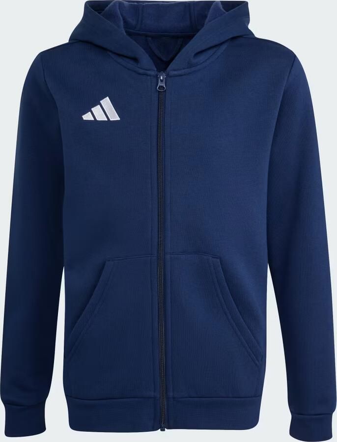 Adidas Entrada26 Hoodie met Lange Ritssluiting Kids - Foto 3