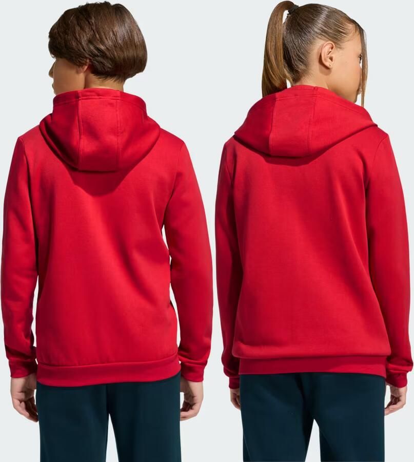 Adidas Entrada26 Hoodie met Lange Ritssluiting Kids - Foto 2