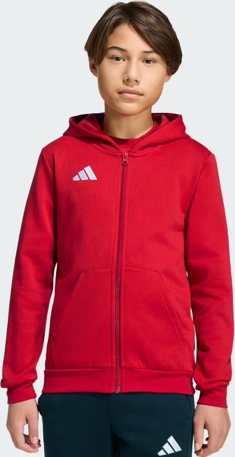 Adidas Entrada26 Hoodie met Lange Ritssluiting Kids - Foto 6