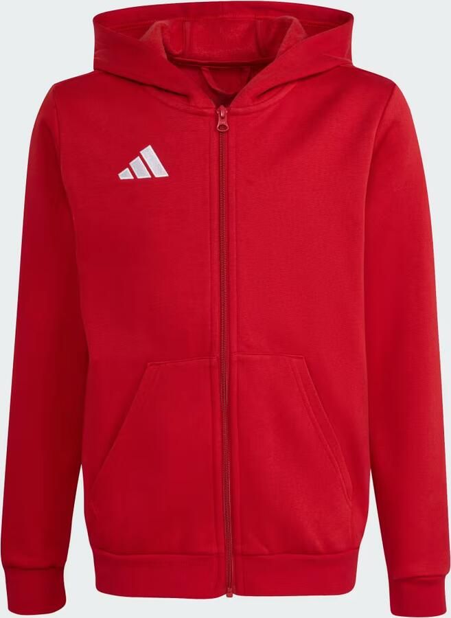 Adidas Entrada26 Hoodie met Lange Ritssluiting Kids - Foto 3