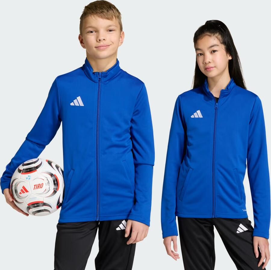 Adidas Perfor ce trainingsjack Entrada26 blauw Sportvest Polyester Opstaande kraag