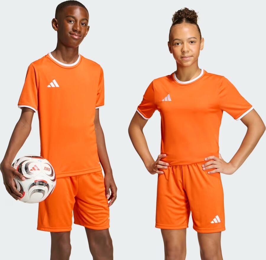Adidas Perfor ce voetbalshirt Entrada26 oranje Sport t-shirt Polyester Ronde hals