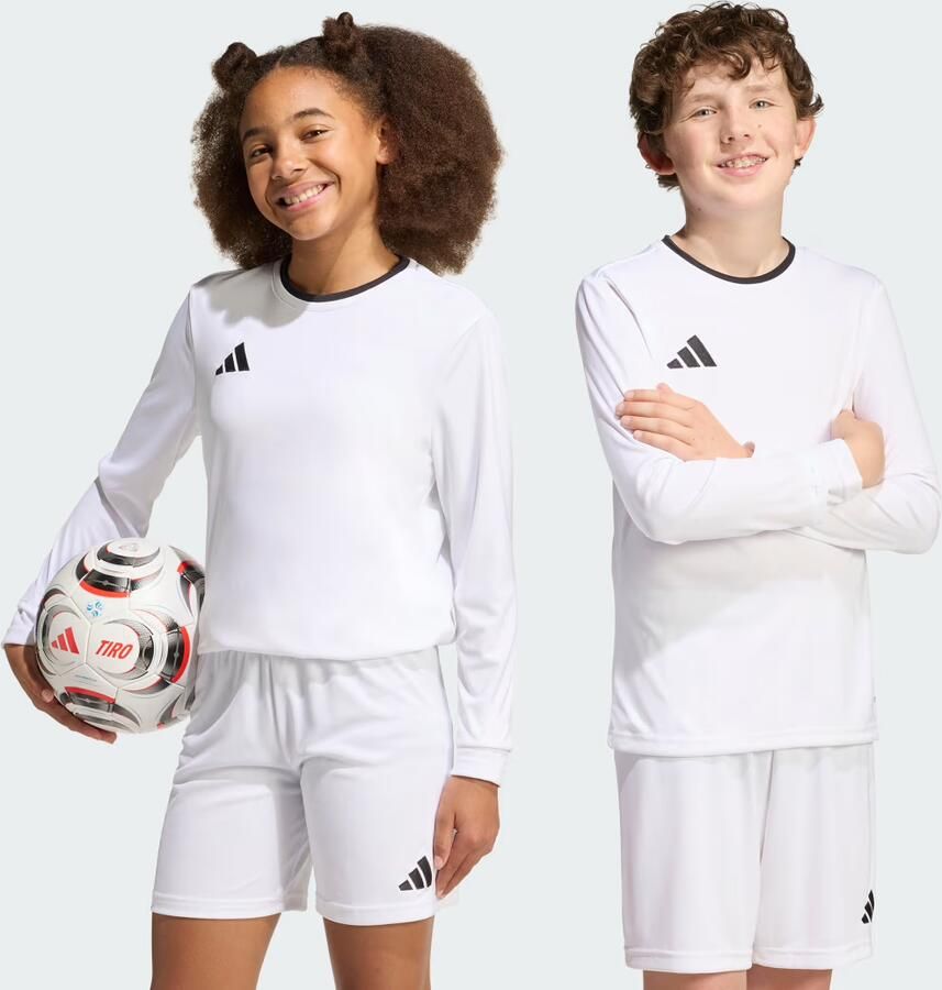 Adidas Entrada26 Voetbalshirt met Lange Mouwen Kids