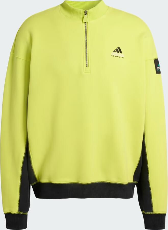 Adidas Equipment Blocked Sweater met Halflange Rits - Foto 3