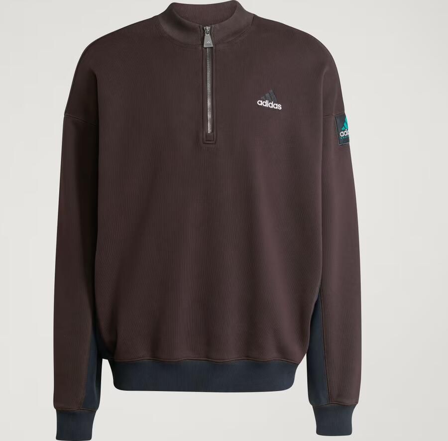 Adidas Equipment Blocked Sweater met Halflange Rits - Foto 3