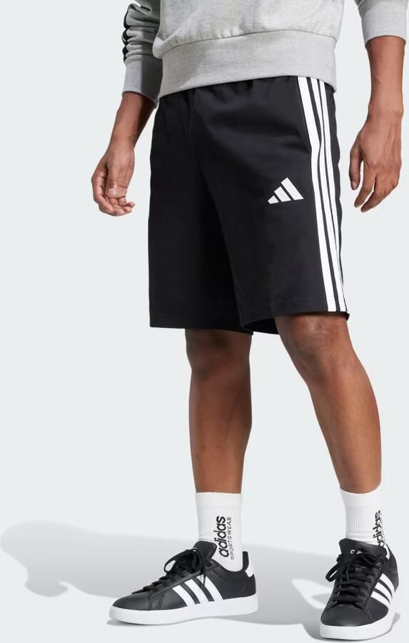 Adidas Essential 3-Stripes Single Jersey Short 10-Inch