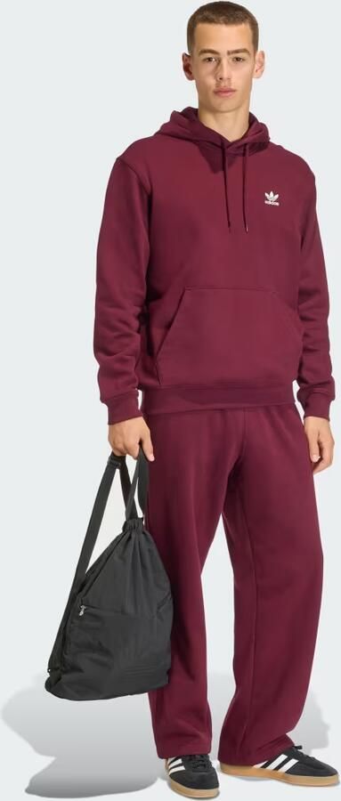 Adidas Originals Essential Loose Fleece Hoodie Men Hoodies & Sweaters rood Maat XL Kleding - Foto 6