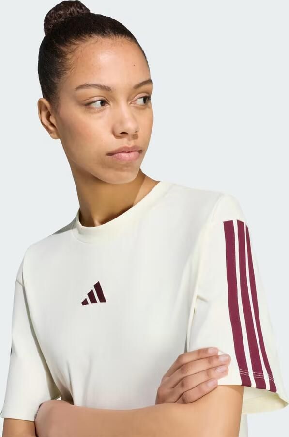 Adidas Essentials 3-Stripes Boyfriend T-shirt - Foto 4