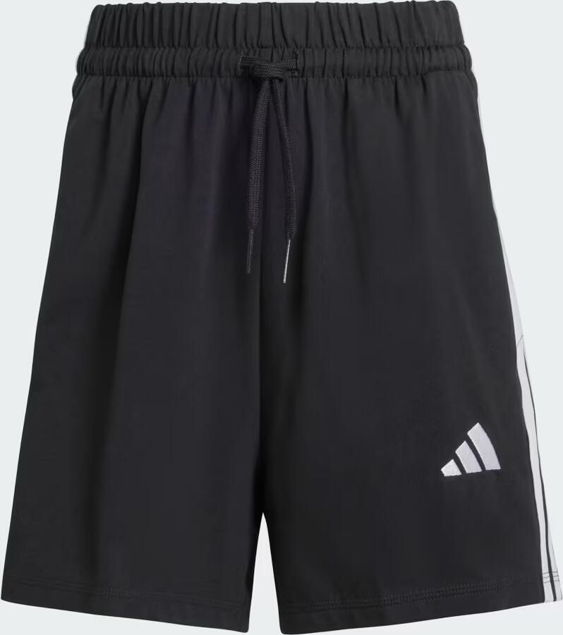 Adidas Essentials 3-Stripes Cotton Short Zwart- Dames Zwart - Foto 3