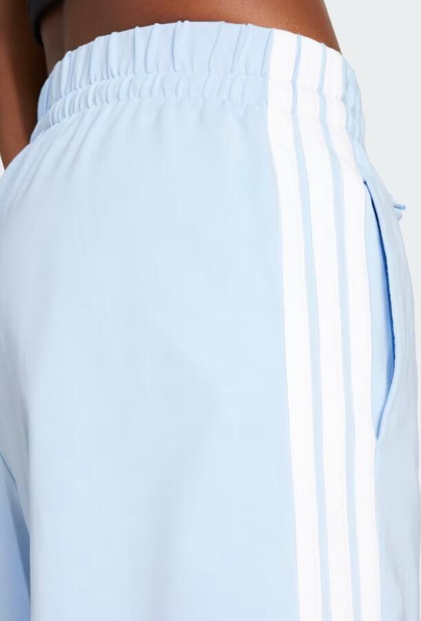 Adidas Essentials 3-Stripes Cotton Short Blauw- Dames Blauw - Foto 3