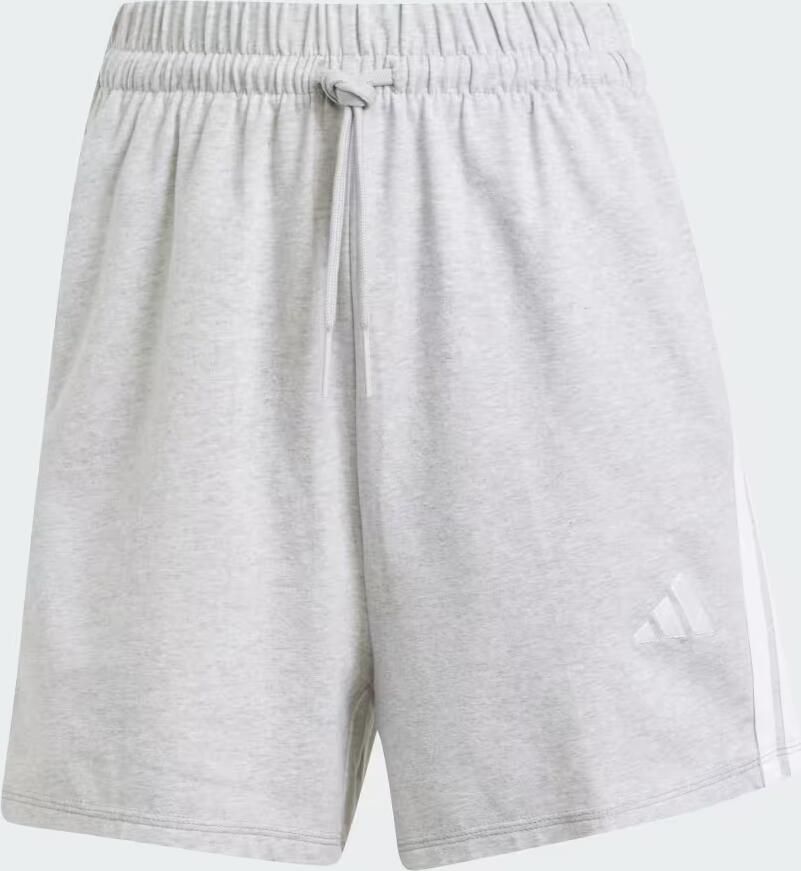 Adidas Essentials 3-Stripes Cotton Short Grijs- Dames Grijs - Foto 3