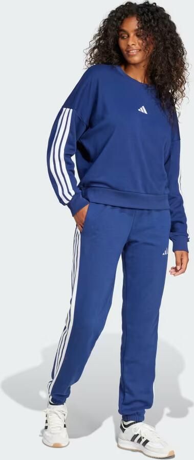 Adidas Essentials 3-Stripes French Terry Cuffed Broek - Foto 4
