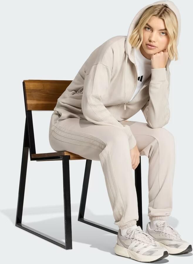 Adidas Essentials 3-Stripes French Terry Cuffed Broek - Foto 4