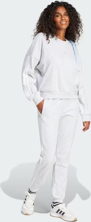 Adidas Essentials 3-Stripes French Terry Cuffed Broek - Foto 4