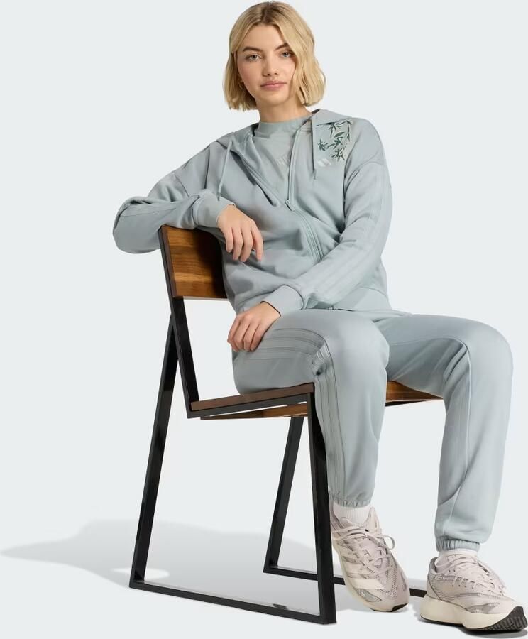 Adidas Essentials 3-Stripes French Terry Cuffed Broek - Foto 3