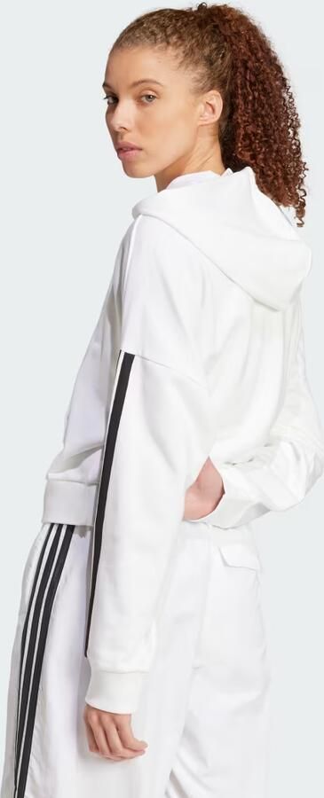 Adidas Essentials 3-Stripes French Terry Hoodie met Korte Rits - Foto 6