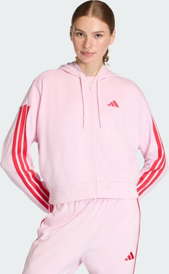 Adidas Essentials 3-Stripes French Terry Ritshoodie