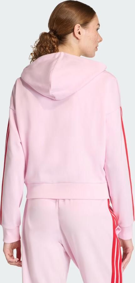 Adidas Essentials 3-Stripes French Terry Ritshoodie - Foto 5