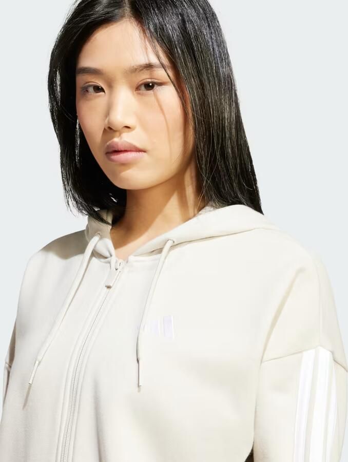 Adidas Essentials 3-Stripes French Terry Ritshoodie - Foto 4
