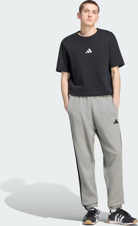 Adidas Essentials 3-Stripes French Terry Tapered Cuffed Broek - Foto 5