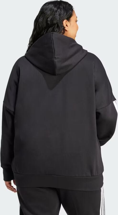 Adidas Essentials 3-Stripes Full-Zip Fleece Hoodie (Grote Maat) - Foto 5