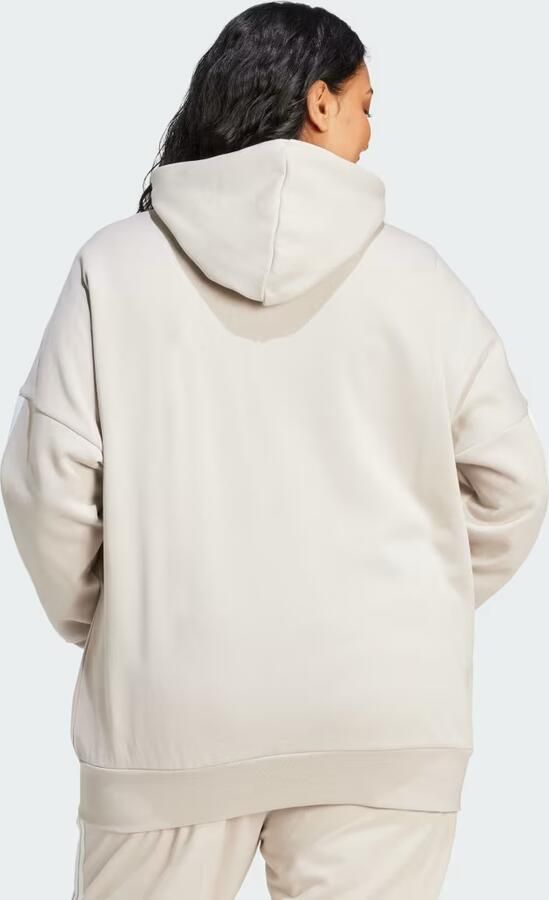 Adidas Essentials 3-Stripes Full-Zip Fleece Hoodie (Grote Maat) - Foto 6