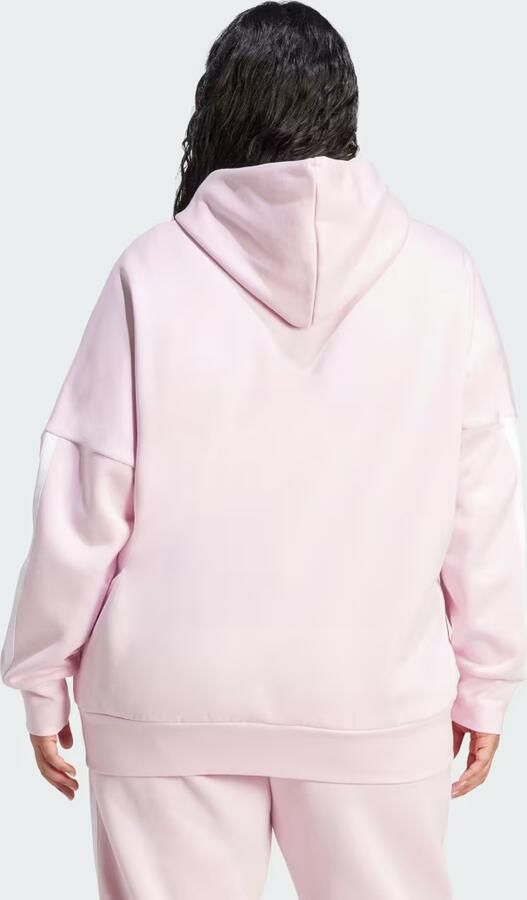 Adidas Essentials 3-Stripes Full-Zip Fleece Hoodie (Grote Maat) - Foto 5